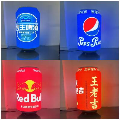 China Indoor Advertising Flexible Led Display Screen Panel Beer Cola Cans OEM for sale