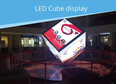 China Outdoor Rubik's Video Cube Led Display P3.91 für Einkaufszentren zu verkaufen