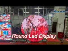 p2 512mm indoor round circular led screen display  circle circular logo sign led screen