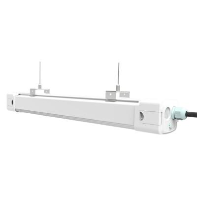 China Tools Free Easy Installation CE RoHS IP65 20W 30W 40W 50W Tri-batten Waterproof Dustproof LED Light Toolless Light for sale