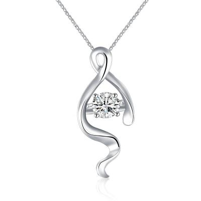 China CLASSIC factory direct wholesale high quality 925 silver pendant with GH color diamond jewelry for sale