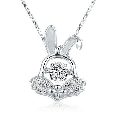 China CLASSIC factory direct wholesale high quality 925 silver pendant with GH color diamond jewelry for sale