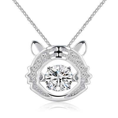 China CLASSIC factory direct wholesale high quality 925 silver pendant with GH color diamond jewelry for sale