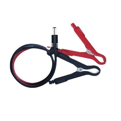 China Monitor DC5521 15A Clip Battery Tester Large Area Lawn Mower Charging Cord Current Extension Cord for sale