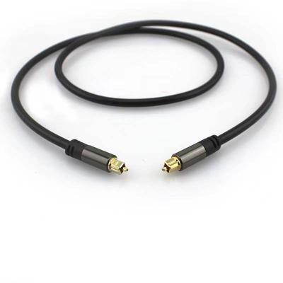 China Speaker Lijie Digital Toslink Optical Audio Male To Male Cable With 24K Gold Plated Connectors For Xbox Playstation Home Theater for sale