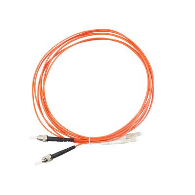 China COMPUTER Core St-LC Multimode Dual Snap On Jumper Optical Fiber Pigtail Electrical Grade for sale