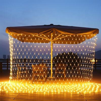 China Light Yard Mesh String Light Wedding Party Light Garland Window Curtain Christmas Fairy LED Net Light Indoor Outdoor Holiday Net Light for sale