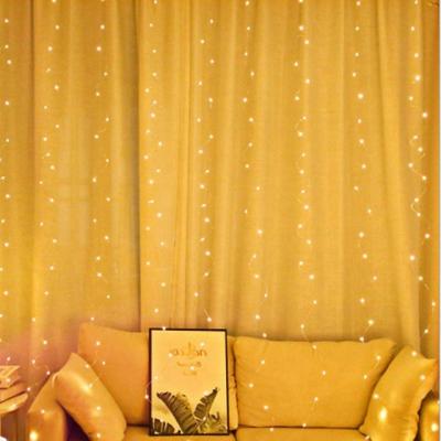 China Decoration Room Led Christmas Wedding Garland Curtain Light New Year Lights Decorations Led Curtains For Home Decor Fairy Lights for sale