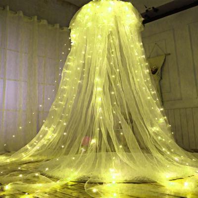 China Outdoor Curtain Decoration Christmas Decorations Led Window Light Curtain Wall Light With Flashing for sale