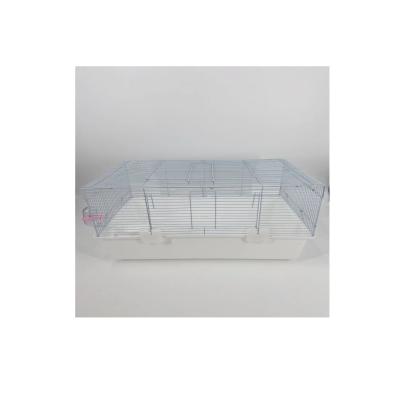 China Small Breathable Transparent Door Castle Hamster Cage Mouse Cage Breathable Plastic Covered Rat Cage for sale