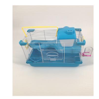 China Breathable Castle Plastic Corner Cage Breathable For Hamster And Mouse Pet Cage Hamster Cage for sale