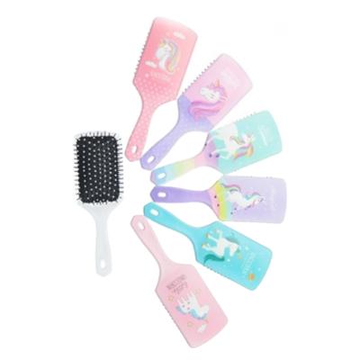 China PP& Tape Printed Dense Hair Comb Horse Hair Comb Open Knot Needle Tooth Comb for sale