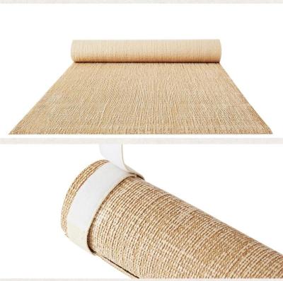 China Jute Hemp Yoga Mat Imported Jute Hemp Natural Rubber Yoga Mat for sale