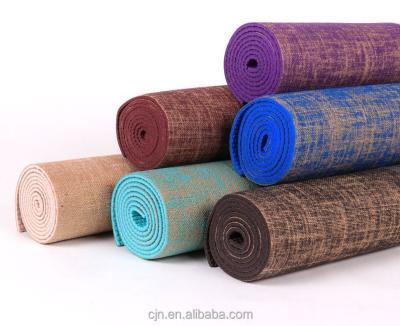 China Durable\Eco-Friendly\Non-Slip Jute Yoga Mat for sale