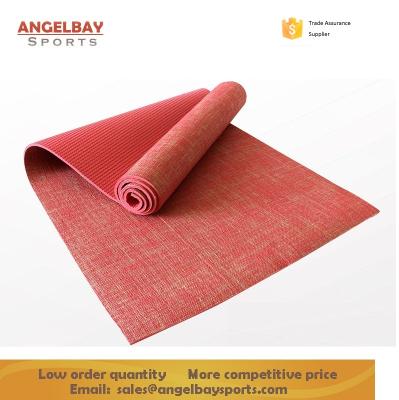 China Wholesale 1830x610x5mm Durable Natural\Eco-friendly\Non-slip Jute Yoga Fitness Gym Mat for sale