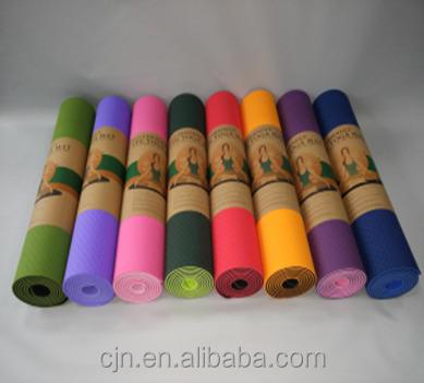 China Non-slip\Anti-tear\Eco-Friendly High Density Eco-Friendly Tape Yoga Mat for sale