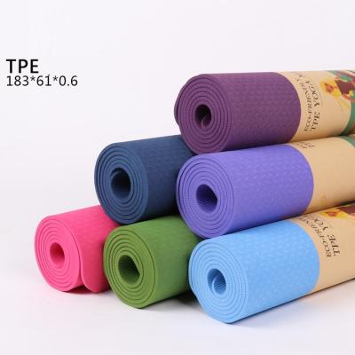 China Non-slip\Anti-tear\Eco-Friendly Eco-Friendly Gym Exercise Tape Yoga Mat for sale