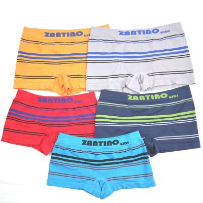 China 90% Nylon 10% Spandex Nylon Cartoon Printed Boys Underwear Anti-Bacterial, Seamless, Breathable Knitted Short for sale