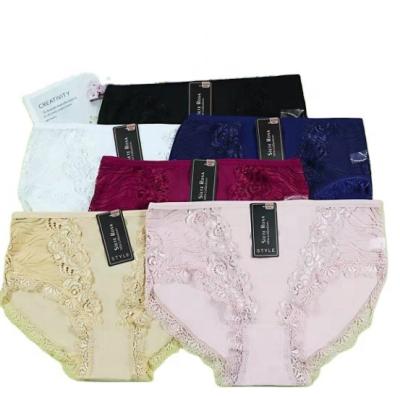 China Soft And Comfortable Lady Nice Panty Women Underwear Sexy Lace Transparent Panties plus size women's panties for sale