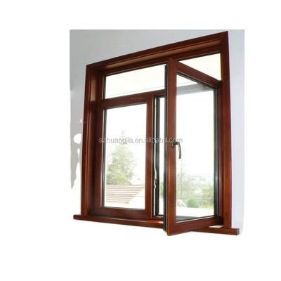 China Energy saving with certification for sale thermal break aluminum window with double glazed glass for air conditoned room for sale