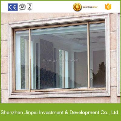 China Fixed 2017 large aluminum stained glass windows for the whole building for sale