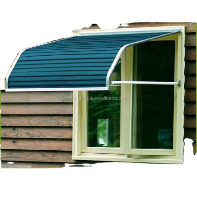 China Swing Small Cheap Aluminum Awning Window With Glazed Glass In Porcelain for sale