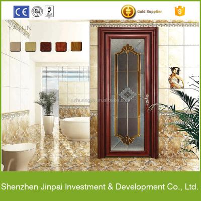 China 2017 swing fashional style aluminum glass door and window frame good looking glass for sale