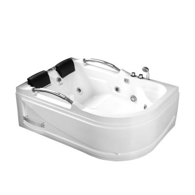 China Eco-friendly Material K-8852 (L/R) Jetted 2 Person Acrylic Whirlpool Bathtub Hot Tubs Indoor Sale for sale