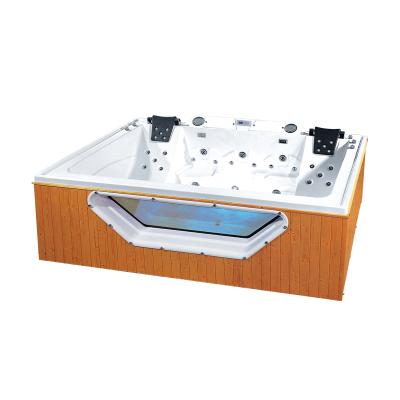 China K-8980 Eco-friendly Material Combo Outdoor Swimming Pool Hot Tub Large Sizes Whirlpool Massage Bathtub for sale