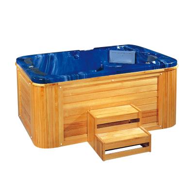 China K-8984 Large Size Adult Freestanding Wood Square Above Ground Pool for sale