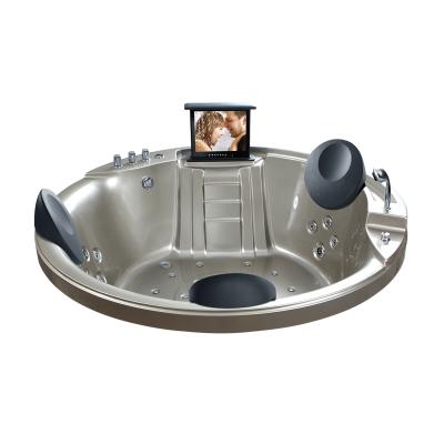 China Balboa Fashion K-8967 Deluxe Built-In Garden Massage Bathtub 3 Person Embedded Hot Tub for sale