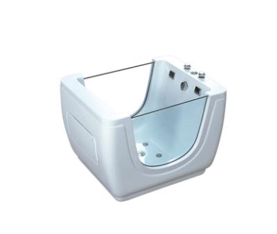 China K-BB001 Eco-friendly Material Baby Products Supply Lovely Design Freestanding Acrylic Newborn Baby Bath Tub for sale