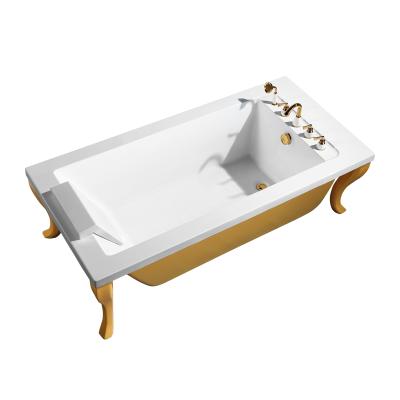 China K-8718B New Claw Foot Freestanding Outdoor Soaking Acrylic Freestanding Bathtub for sale