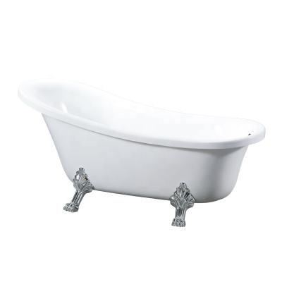 China Free Standing Claw Foot Cast Iron Bathtub Cast Iron Soaking Bathtub / Free Standing Bathtubs for sale