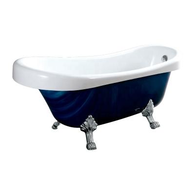 China Body Soaking Cast Iron Sanitary Acrylic Bathtub Bathroom Ware Free Standing Wash Tub For Sale for sale