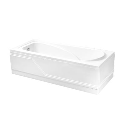 China Eco-friendly Material Free White Rectangle Pure Acrylic Skirt Used Bathtubs K-3318 for sale