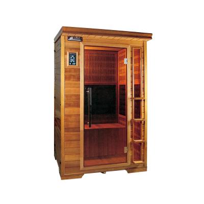 China With Dry Transom Windows K-7124 Foshan Luxury Far Infrared Wooden Sauna Room With Cedar Material for sale