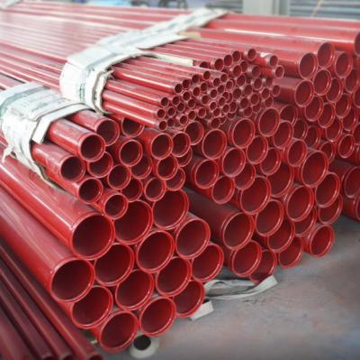 China Wholesale High Quality Liquid Pipe PE Support Butler I Shelf System Sloped Pipe Plastic Coated Steel Pipe for sale