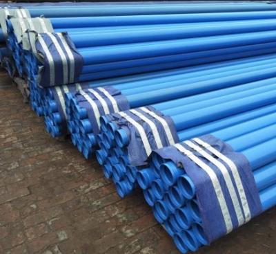 China Liquid pipe manufacturer sales TEP color black and anticorrosion plastic coated steel pipe for sale