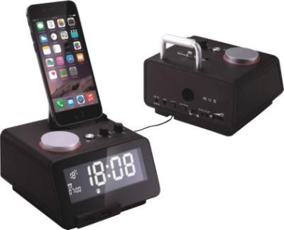 China Selbstradiowecker 87.5MHZ-108KHZ des zeit Synch-Hotel-Wecker-3W Bluetooth zu verkaufen