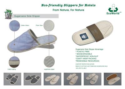 China Deslizadores amistosos Toe Close Toe abierto disponible del BALNEARIO del hotel de Eco en venta