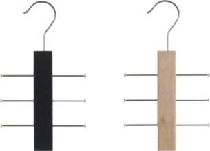 China Hotel Room Hangers Wooden Tie Hanger for sale