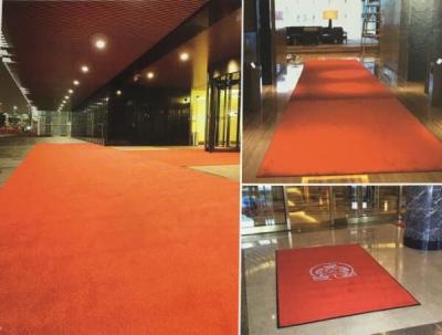 China Synthetische Faser-Hotel-Eingang Mats Vip Door Mat Compound Gummi zu verkaufen