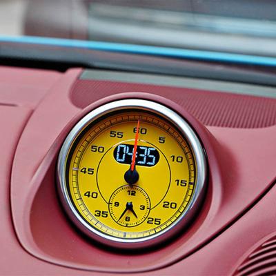 China Plastic interior accessories dashboard panel front stopwatch compass for 718 Cayman boxster for sale