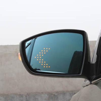 China Heating LED Turn Signal Side Blue Glass Mirror Anti-Glare Wide Angle View Led Turn Signal Arrow Side Rear View Mirror For Ford Escape Kuga Rear View Mirror for sale