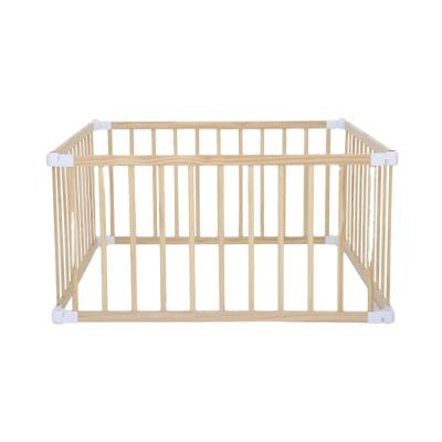 China Durable Child Safety Protective Playground Solid Wood Fence Is Now Baby Wood Fence for sale