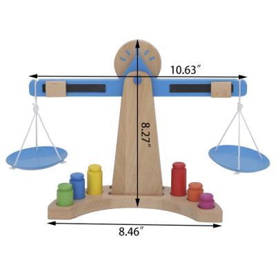 China Child's Educational Wooden Scale DIY Toy Montessori Wisdom Toys Small Toys Suitable for Children's Toys for sale