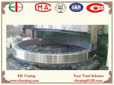 China Machined Over ZG310-570 Ring Casting Parts for Cement Kiln EB14017 for sale