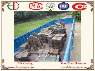 China ZG40Cr5Mo FED-4A High Abrrasive Cement Mill Cast Shell Liners End liners Grid Liners Ring Liners EB5051 for sale