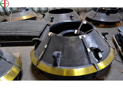 China Mn18Cr2 Cone Crusher Spare Parts Mantle and Concave High Mn Crusher Wear Castings for sale